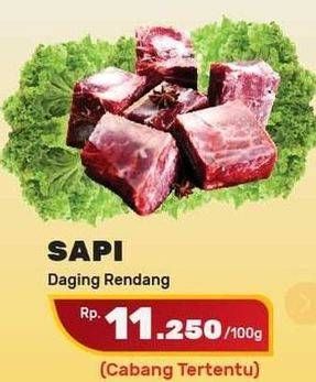 Promo Harga Daging Rendang Sapi Biasa per 100 gr - Yogya