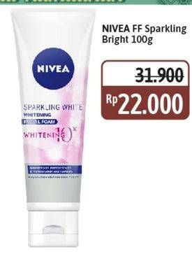 Promo Harga Nivea Facial Foam Sparkling Bright 100 ml - Alfamidi