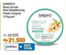 Promo Harga Sariayu Body Scrub Skin Brightening Putih Langsat 175 gr - Indomaret
