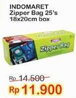 Promo Harga INDOMARET Zipper Bag 18x20cm 25 pcs - Indomaret