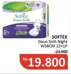 Promo Harga Softex Daun Sirih 36cm 13 pcs - Alfamidi