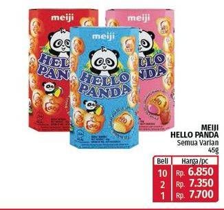 Promo Harga Meiji Hello Panda Biscuit All Variants 45 gr - Lotte Grosir