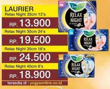 Promo Harga Laurier Relax Night Gathers 35cm 16 pcs - Yogya