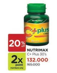 Promo Harga NUTRIMAX C+ Plus 30 pcs - Watsons