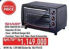 Promo Harga SHARP Sharp Oven Toaster EO-28LP  - Hypermart