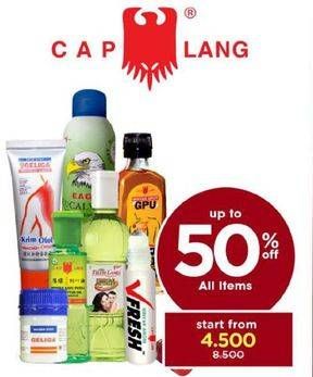 Promo Harga CAP LANG Product  - Watsons