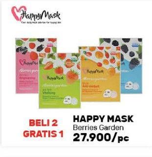 Promo Harga HAPPY MASK Berries Garden Mask  - Guardian