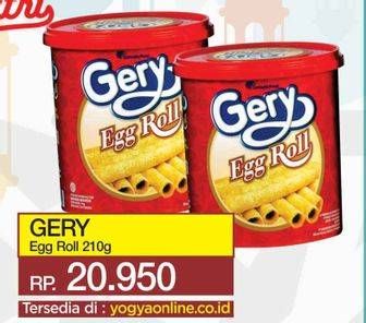 Promo Harga GERY Egg Roll 210 gr - Yogya