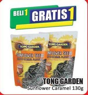 Promo Harga Tong Garden Sunflower Seeds Coffee Caramel 130 gr - Hari Hari