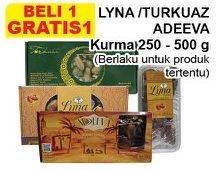 Promo Harga LYNA/ TURKUAZ / ADEEVA Kurma 250gr - 500gr  - Giant