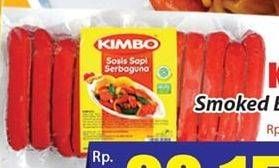 Promo Harga KIMBO Sosis Sapi Serbaguna 24 pcs - Hari Hari