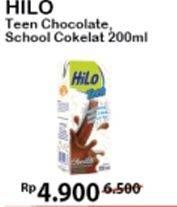 Promo Harga HILO Susu UHT School Chocolate 200 ml - Alfamart