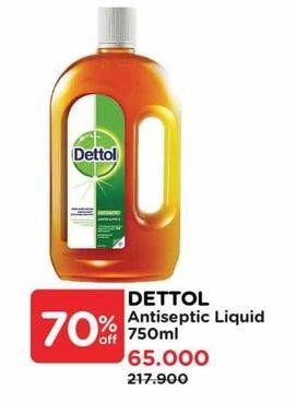 Promo Harga Dettol Antiseptic Germicide Liquid 750 ml - Watsons