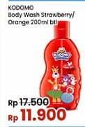 Promo Harga Kodomo Body Wash Gel Strawberry, Orange 200 ml - Indomaret