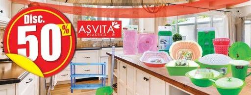Promo Harga ASVITA Perlengkapan Dapur Plastik  - Hari Hari