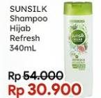 Promo Harga Sunsilk Hijab Shampoo Refresh Anti Dandruff, Refresh Hairfall Solution, Refresh Volume 340 ml - Indomaret