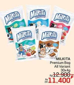 Promo Harga Milkita Milkshake Candy All Variants 120 gr - LotteMart