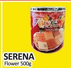 Promo Harga SERENA Biskuit Flower 500 gr - Yogya