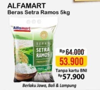 Promo Harga Alfamart Beras Setra Ramos 5 kg - Alfamart