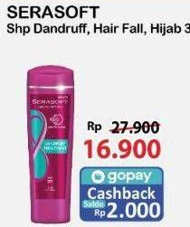 Promo Harga Serasoft Shampoo Anti Dandruff, Hairfall Treatment, Hijab 3in1 170 ml - Alfamart