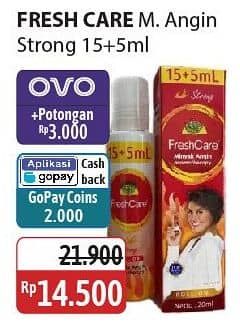 Promo Harga Fresh Care Minyak Angin Aromatherapy Hot Strong 10 ml - Alfamidi