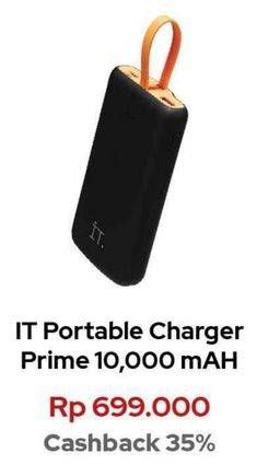 Promo Harga IT. Portable Charger Prime 10000 MAh  - Erafone