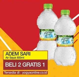 Promo Harga ADEM SARI Air Sejuk 600 ml - Yogya