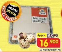 Promo Harga 365 Telur Puyuh 25 pcs - Superindo