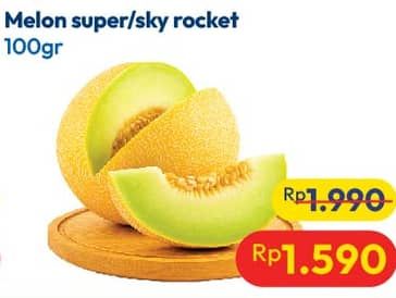 Promo Harga Melon Super/Sky Rocket  - Hypermart