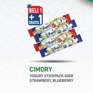 Promo Harga Cimory Yogurt Stick Strawberry, Blueberry 40 gr - Hypermart
