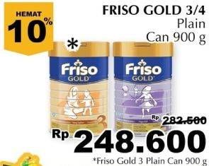 Promo Harga FRISO Gold 3 Susu Pertumbuhan Plain 900 gr - Giant