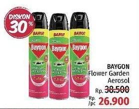 Promo Harga BAYGON Insektisida Spray Flower Garden  - LotteMart