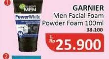 Promo Harga GARNIER MEN Power White Facial Foam 100 ml - Alfamidi