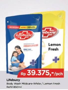 Promo Harga LIFEBUOY Body Wash Mild Care, Lemon Fresh 900 ml - TIP TOP
