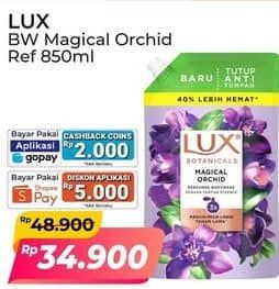 Promo Harga LUX Botanicals Body Wash Magical Orchid 850 ml - Alfamart