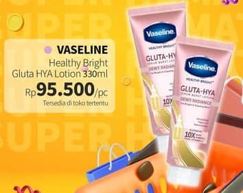 Promo Harga Vaseline Healthy Bright Gluta-Hya Lotion 330 ml - Guardian