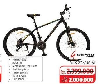 Promo Harga GENIO MTB 27,5" Tulsa  - Lotte Grosir