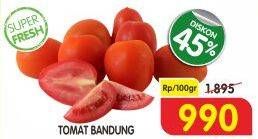 Promo Harga Tomat Bandung per 100 gr - Superindo