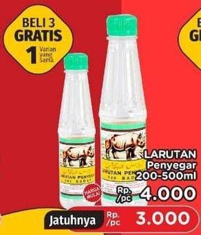 Promo Harga CAP BADAK Larutan Penyegar 200 ml - LotteMart
