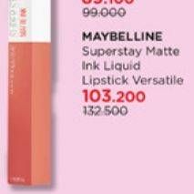 Promo Harga Maybelline Super Stay Matte Ink 210 Versatile 5 ml - Watsons