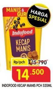 Promo Harga Indofood Kecap Manis 520 ml - Superindo