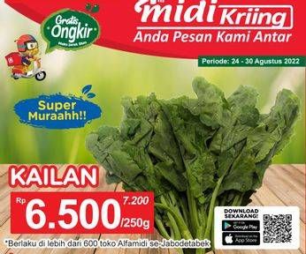 Promo Harga Kailan per 250 gr - Alfamidi