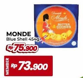 Promo Harga Monde Butter Cookies 454 gr - Yogya