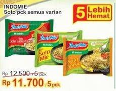 Promo Harga Soto Mie/Spesial/Lamongan/Padang 5s  - Indomaret