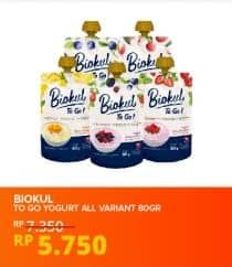 Promo Harga Biokul Yogurt To Go! All Variants 80 gr - Yogya