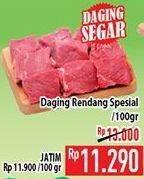 Promo Harga Daging Rendang Sapi Spesial per 100 gr - Hypermart