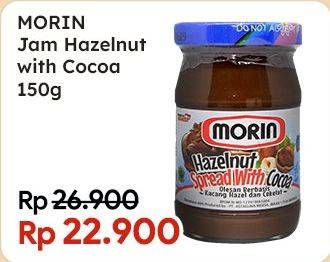 Promo Harga Morin Jam Hazelnut Spread With Cocoa 150 gr - Indomaret