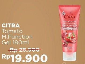 Promo Harga CITRA Fresh Glow Multifunction Gel Tomato 180 ml - Alfamart