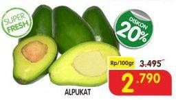 Promo Harga Alpukat per 100 gr - Superindo