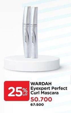 Promo Harga WARDAH Eyexpert Mascara Perfect Curl 7 gr - Watsons